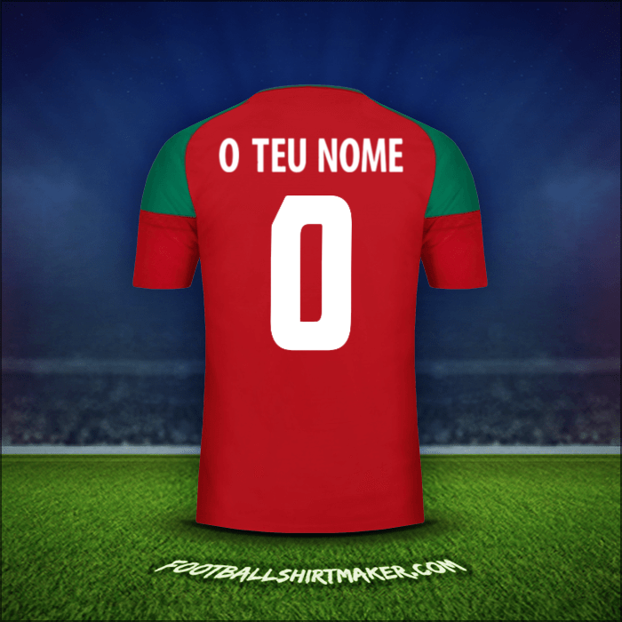 Camisola Marrocos 2017 -  o teu nome - 0