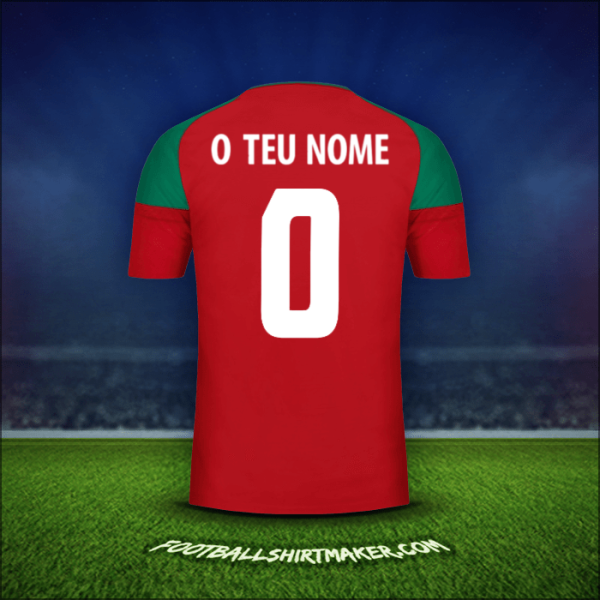 Camisola Marrocos 2017 -  o teu nome - 0