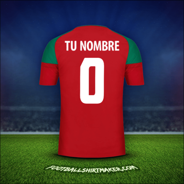 Camiseta Marruecos 2017 -  tu nombre - 0