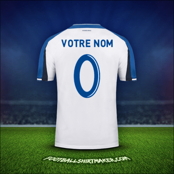 Maillot Honduras 2016/17 -  votre nom - 0