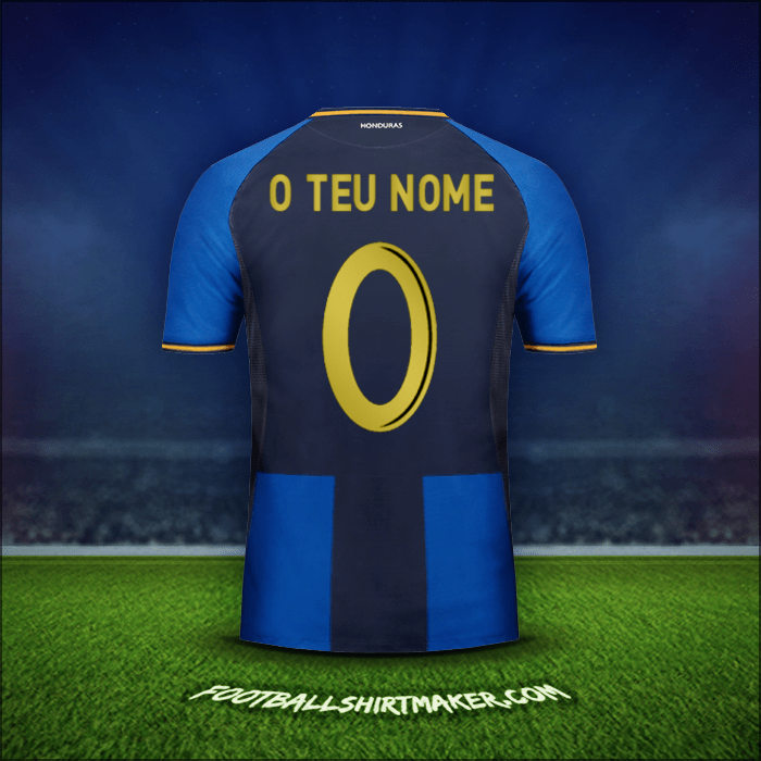 Camisola Honduras 2016/17 Terceira -  o teu nome - 0