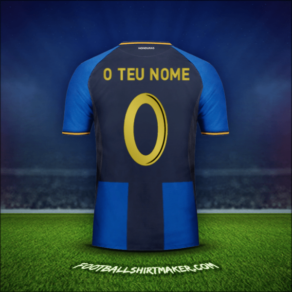 Camisola Honduras 2016/17 Terceira -  o teu nome - 0