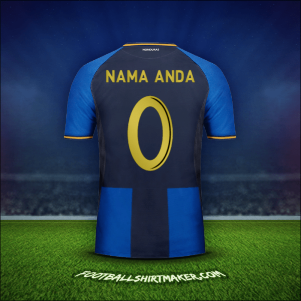 Jersey Honduras 2016/17 Ketiga -  nama anda - 0