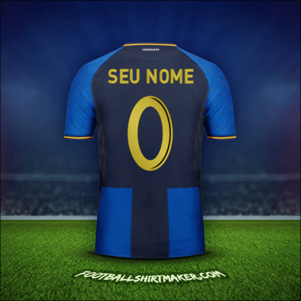 Camisa Honduras 2016/17 Terceira -  seu nome - 0