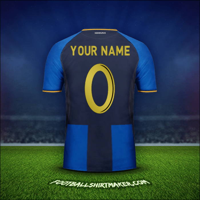 Jersey Honduras 2016/17 Third -  your name - 0