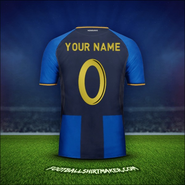 Jersey Honduras 2016/17 Third -  your name - 0