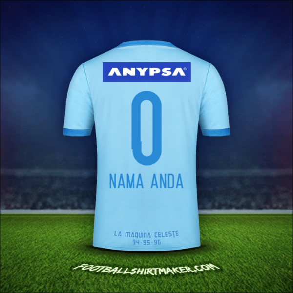 Jersey Sporting Cristal 2017 -  nama anda - 0