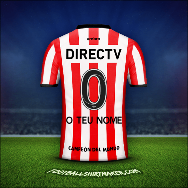 Camisola Estudiantes de la Plata 2016 -  o teu nome - 0