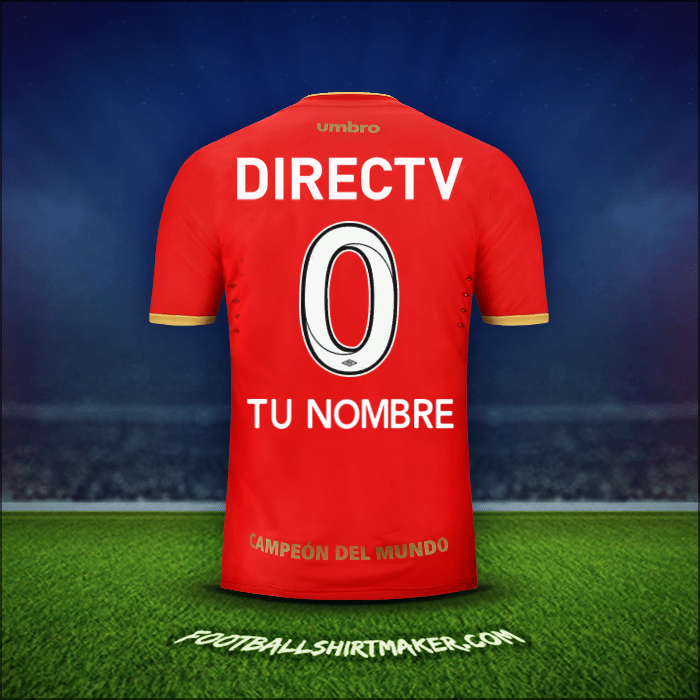Camiseta Estudiantes de la Plata 2016 Visita -  tu nombre - 0