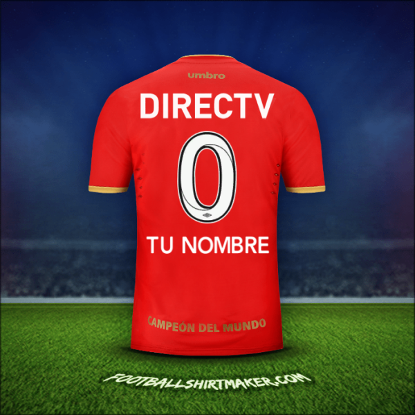 Camiseta Estudiantes de la Plata 2016 Visita -  tu nombre - 0