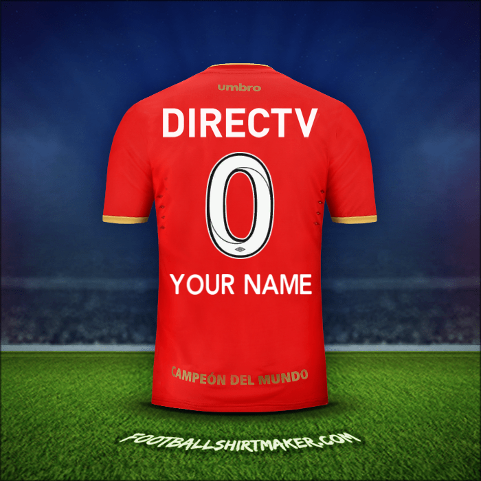 Jersey Estudiantes de la Plata 2016 Away -  your name - 0