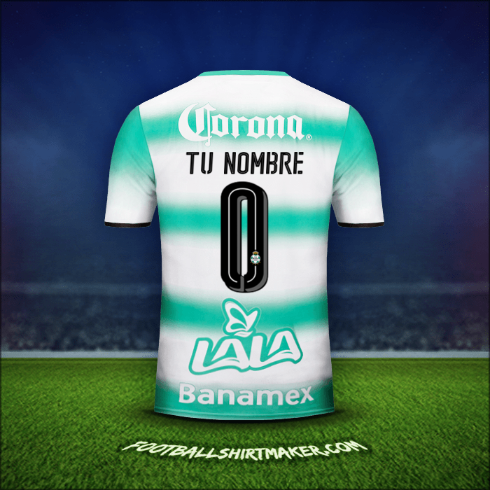 Jersey Santos Laguna 2016/17 -  tu nombre - 0