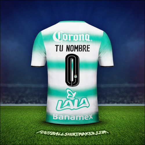 Jersey Santos Laguna 2016/17 -  tu nombre - 0