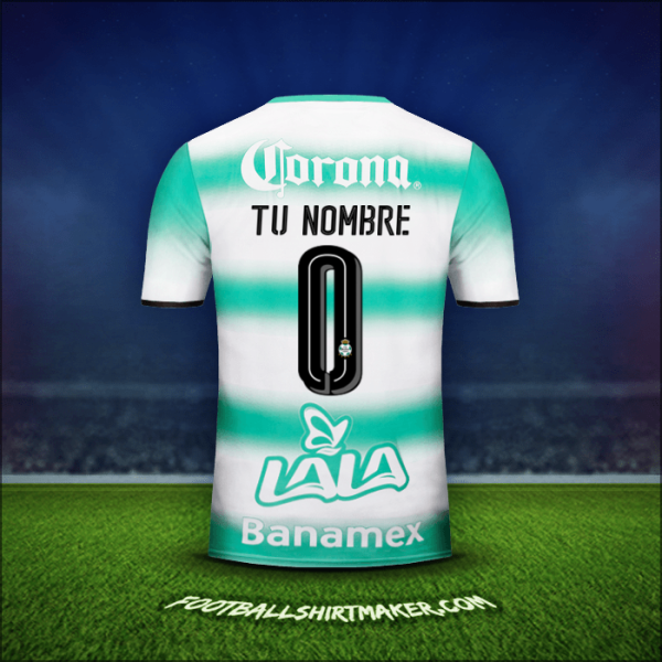 Camiseta Santos Laguna 2016/17 -  tu nombre - 0