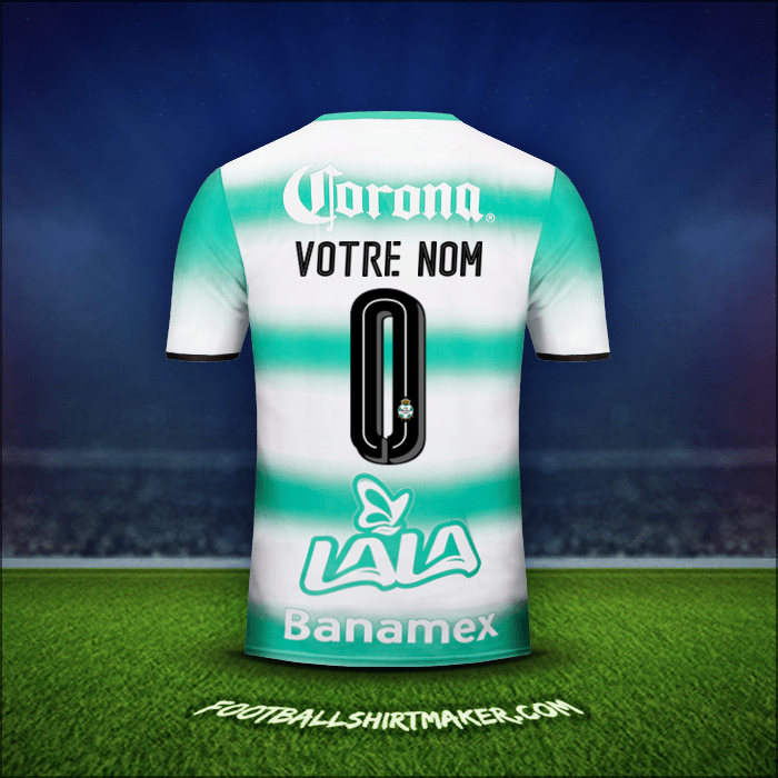 Maillot Santos Laguna 2016/17 -  votre nom - 0