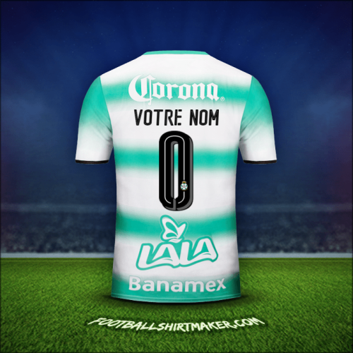 Maillot Santos Laguna 2016/17 -  votre nom - 0