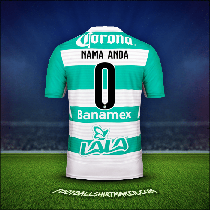 Jersey Santos Laguna 2015/16 -  nama anda - 0