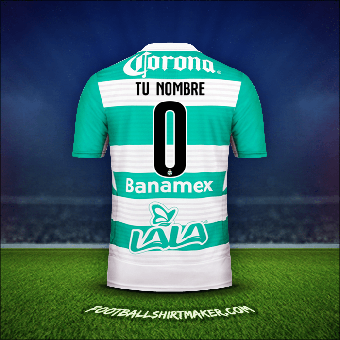 Camiseta Santos Laguna 2015/16 -  tu nombre - 0