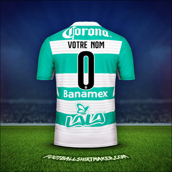 Maillot Santos Laguna 2015/16 -  votre nom - 0