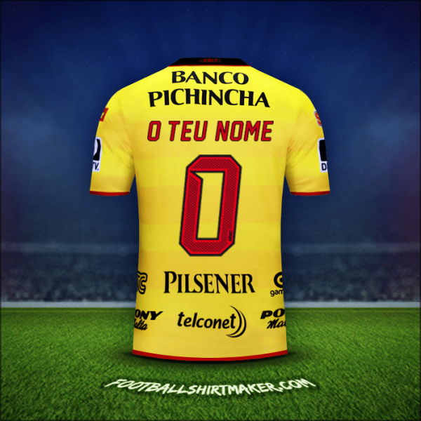 Camisola Barcelona SC 2017 -  o teu nome - 0