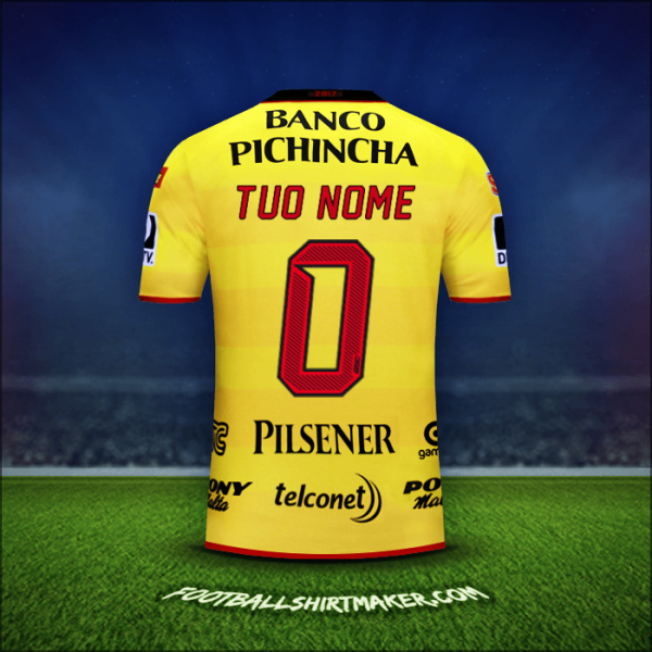 Maglia Barcelona SC 2017 -  tuo nome - 0