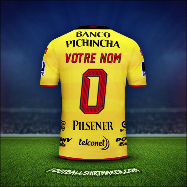 Maillot Barcelona SC 2017 -  votre nom - 0
