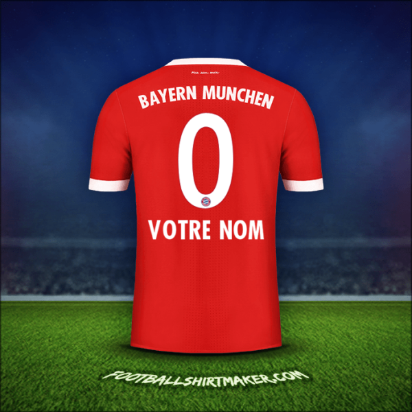 Maillot FC Bayern Munchen 2017/18 -  votre nom - 0