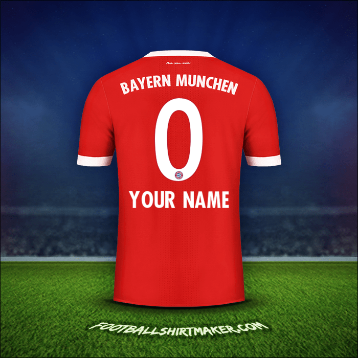 Jersey FC Bayern Munchen 2017/18 -  your name - 0
