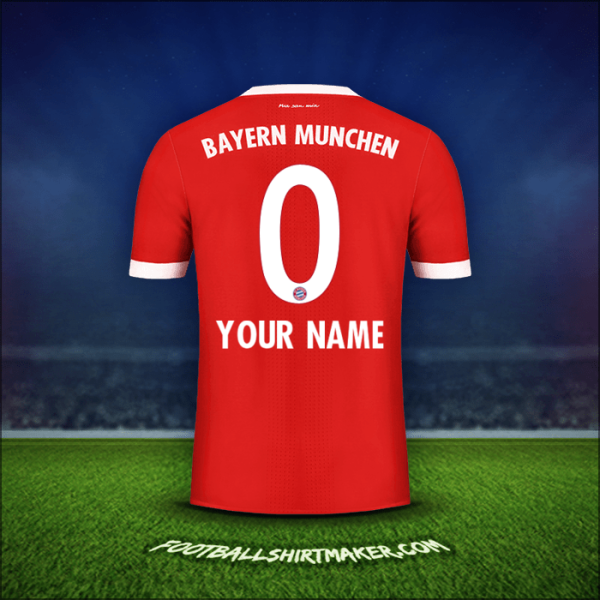 Jersey FC Bayern Munchen 2017/18 -  your name - 0