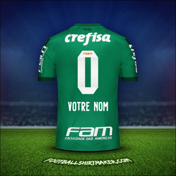 Maillot Palmeiras 2017 -  votre nom - 0