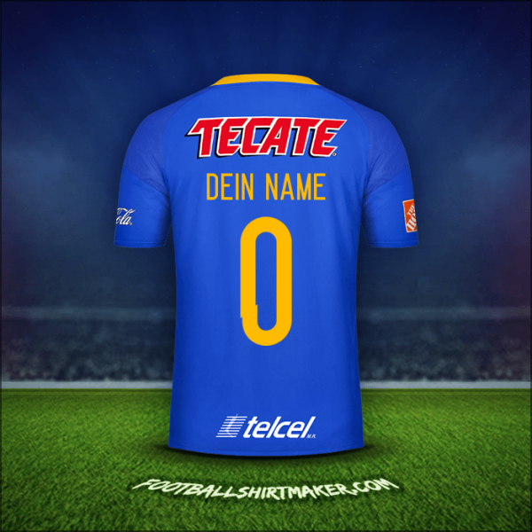 Trikot Tigres UANL 2016/17 Auswärts -  dein name - 0
