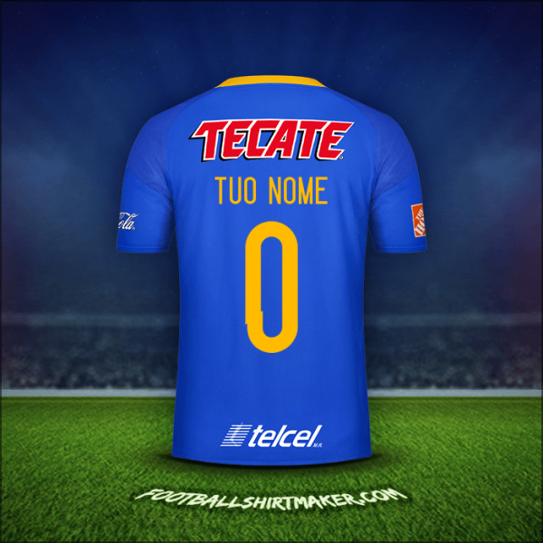 Maglia Tigres UANL 2016/17 Seconda -  tuo nome - 0