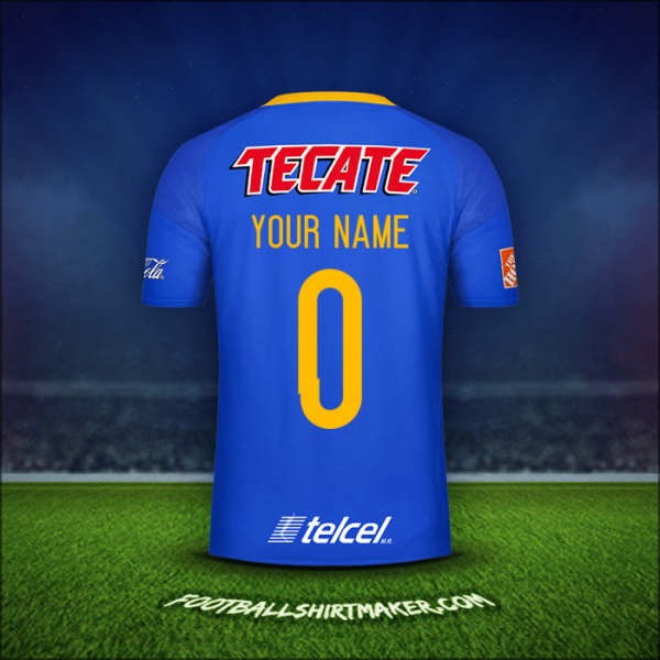 Shirt Tigres UANL 2016/17 Away -  your name - 0