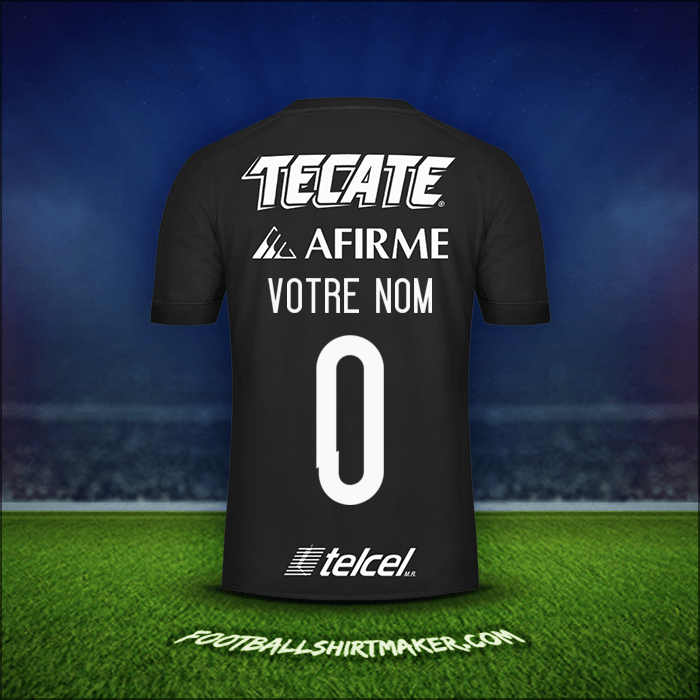 Maillot Tigres UANL 2017 Troisième -  votre nom - 0