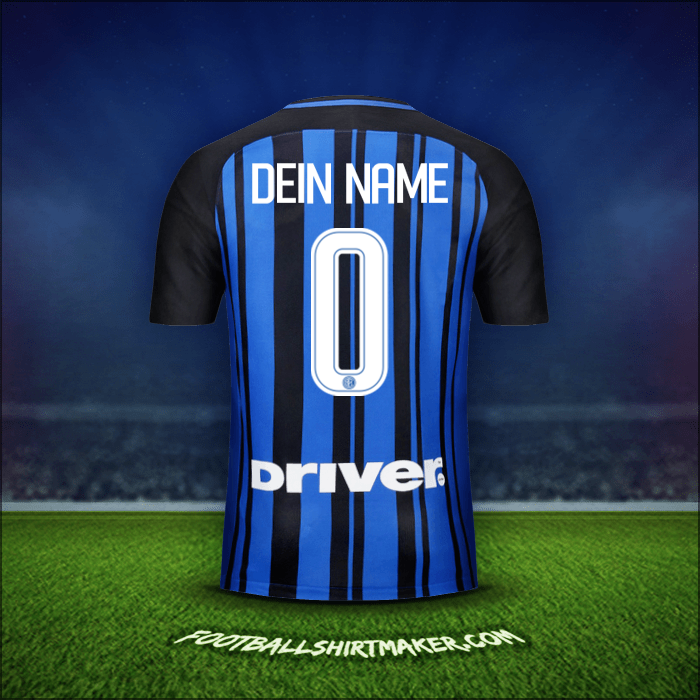 Trikot Inter 2017/18 -  dein name - 0