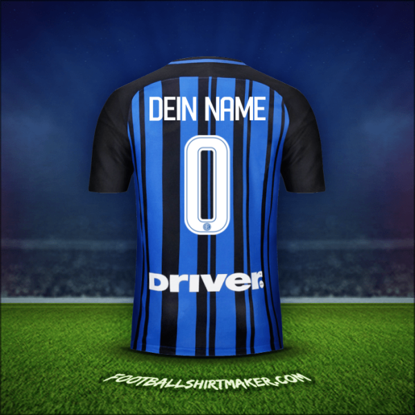 Trikot Inter 2017/18 -  dein name - 0