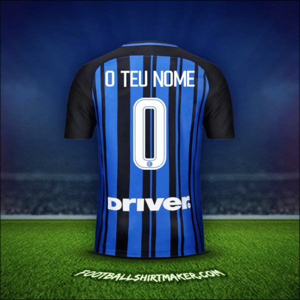 Camisola Inter 2017/18 -  o teu nome - 0
