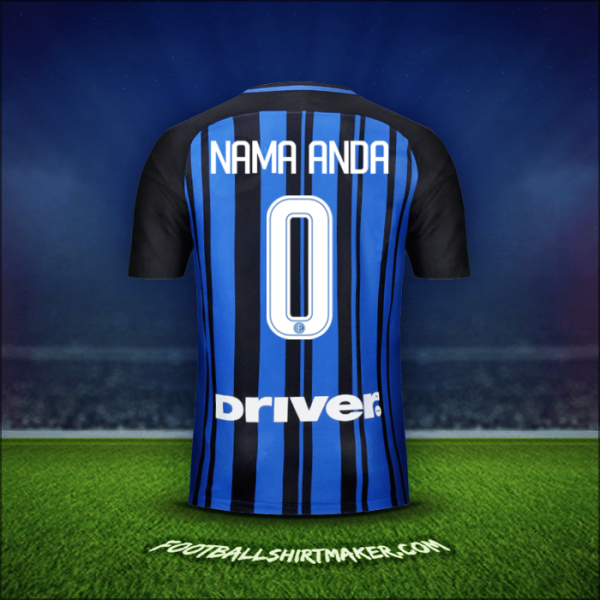 Jersey Inter 2017/18 -  nama anda - 0