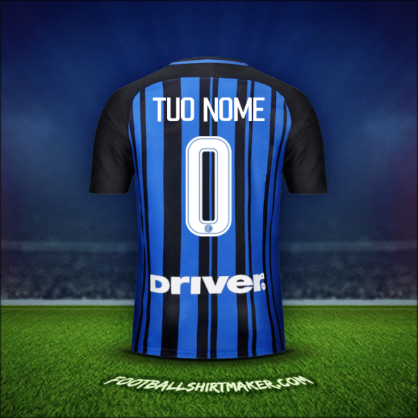 Maglia Inter 2017/18 -  tuo nome - 0
