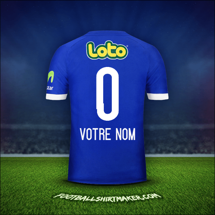 Maillot Universidad de Chile 2017 -  votre nom - 0