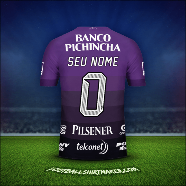 Camisa Barcelona SC 2017 Alternativa -  seu nome - 0