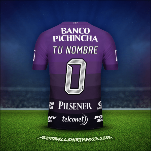 Jersey Barcelona SC 2017 Visita -  tu nombre - 0