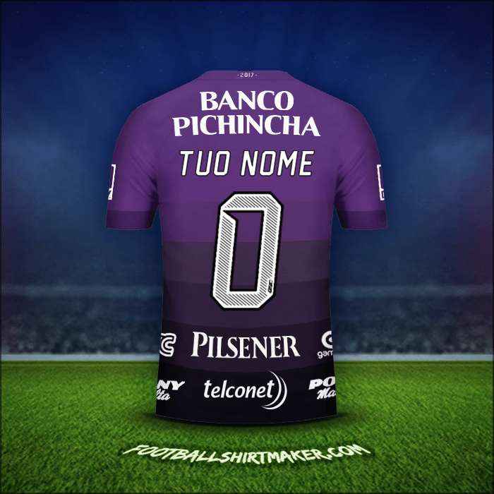 Maglia Barcelona SC 2017 Seconda -  tuo nome - 0