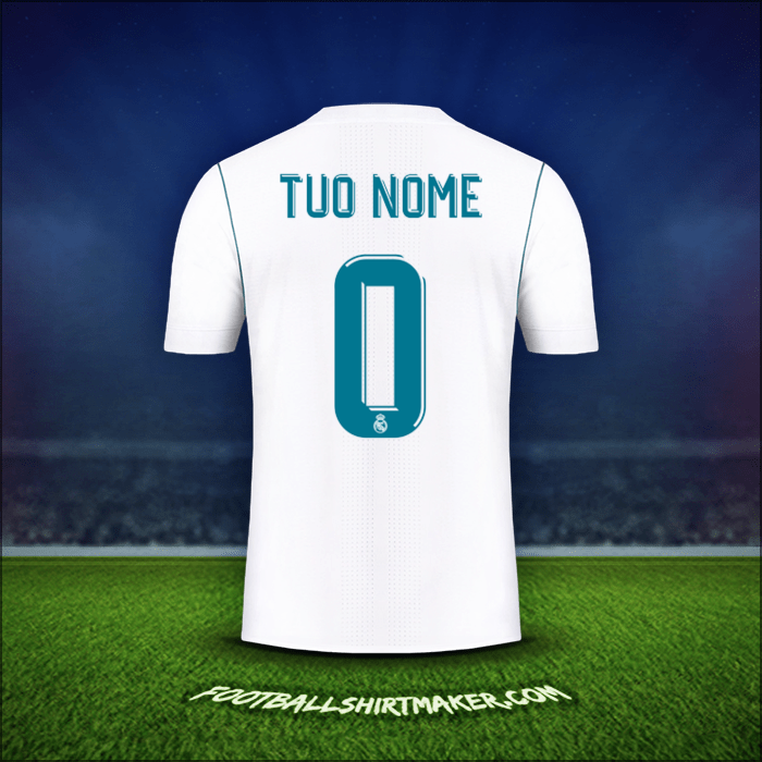 Maglia Real Madrid CF Cup 2017/18 -  tuo nome - 0