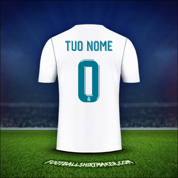 Maglia Real Madrid CF Cup 2017/18 -  tuo nome - 0