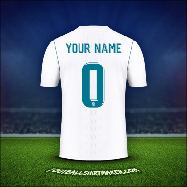 Shirt Real Madrid CF Cup 2017/18 -  your name - 0
