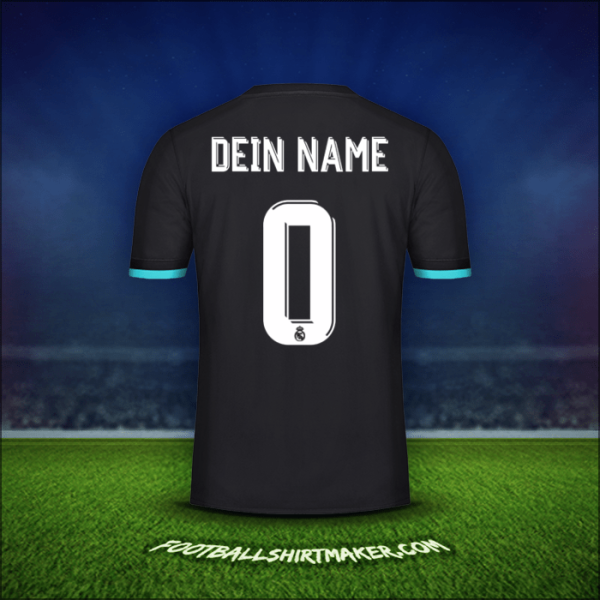 Trikot Real Madrid CF Cup 2017/18 Auswärts -  dein name - 0