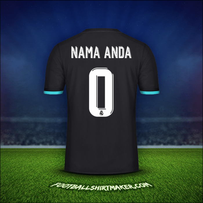 Jersey Real Madrid CF Cup 2017/18 Alternatif -  nama anda - 0
