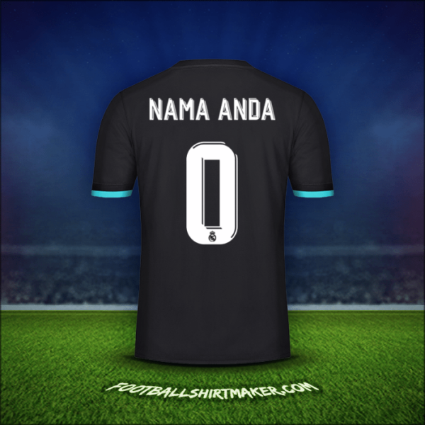 Jersey Real Madrid CF Cup 2017/18 Alternatif -  nama anda - 0