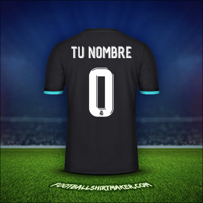 Jersey Real Madrid CF Cup 2017/18 Visita -  tu nombre - 0